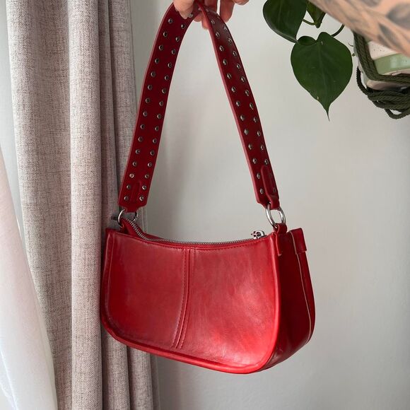 Princess Polly Red Shoulder Bag - Picture 2 of 7